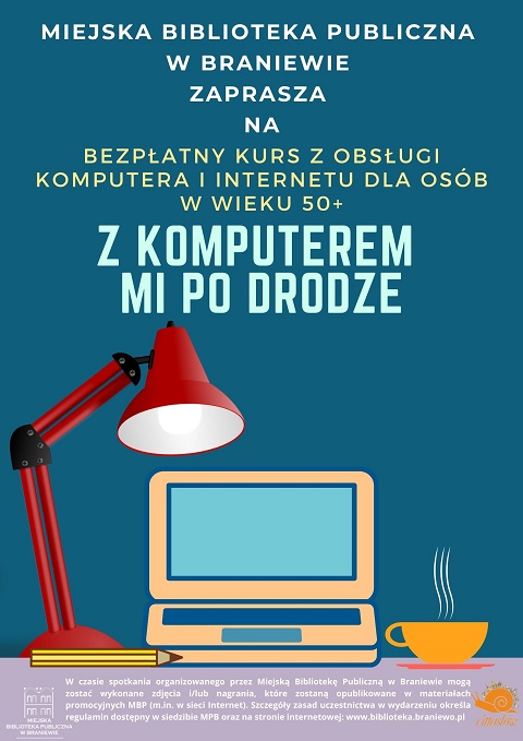 plakat kursu komputerowego